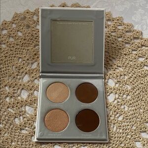 PUR Sculpting Palette with Gold and Brown Hues